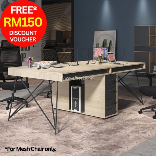 JUHO-4A : JUHO SERIES 4-SEATERS WORKSTATION (FREE RM150 DISCOUNT VOUCHER) JUHO-4A : JUHO SERIES 4-SEATERS WORKSTATION (FREE RM150 DISCOUNT VOUCHER)